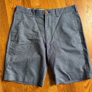 J.Crew Factory Outlet - -31w Sunwashed Oxford Short 9” Denim Style